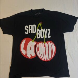 Sad Boyz LA Cherry Black T-Shirt